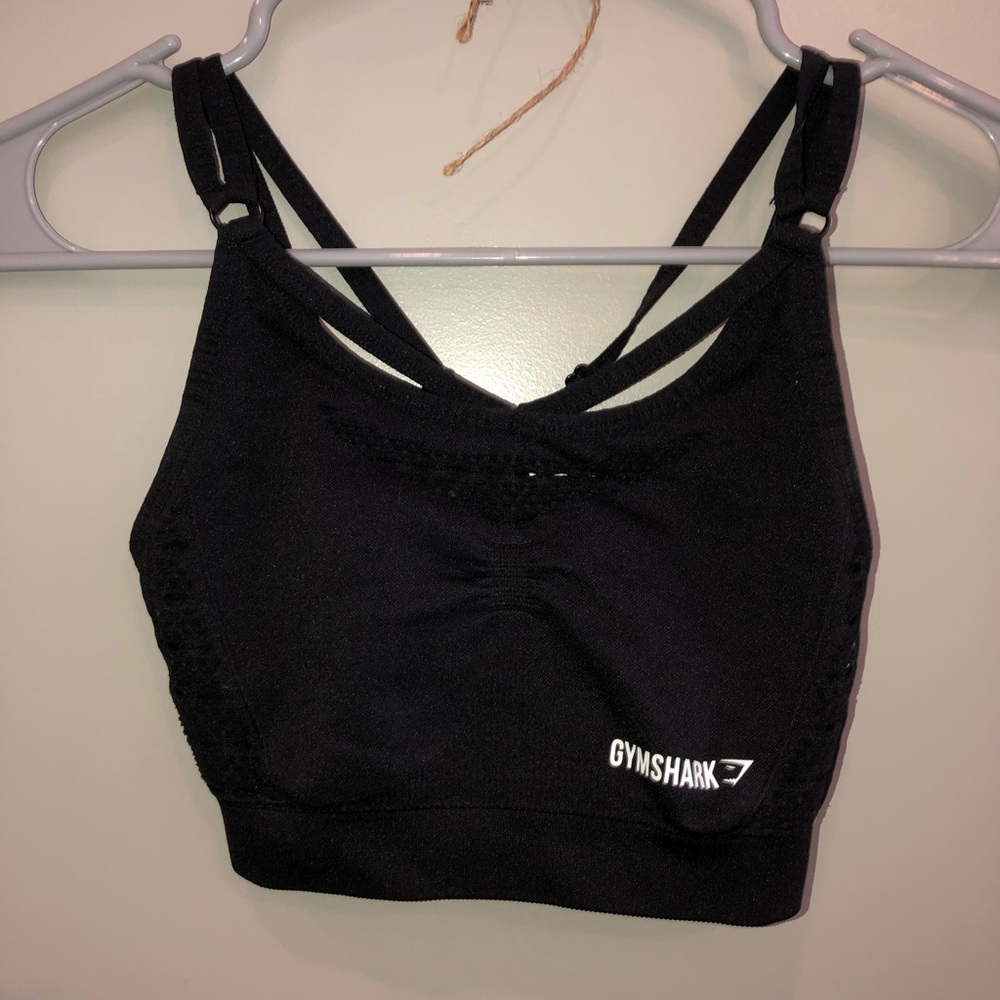 Gymshark black sports bra